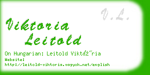 viktoria leitold business card